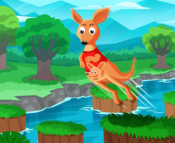 Play Hop Kangaroo Hop — screenshot