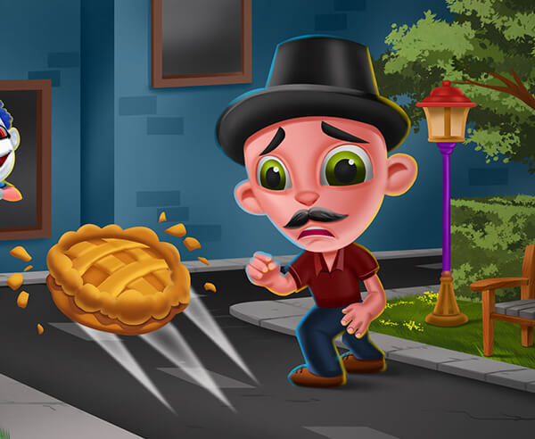 Play Pie Attack Online — screenshot