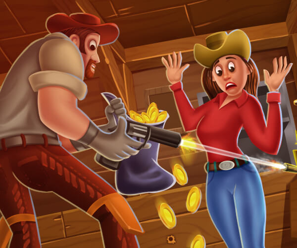 Play Saloon Robbery Game — screenshot